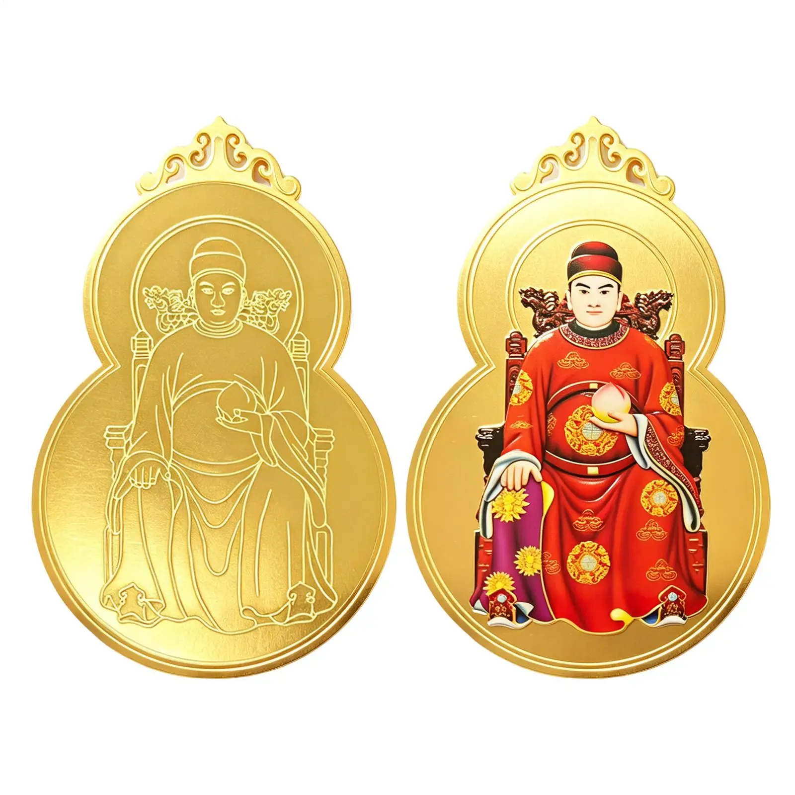 Tai Sui Metal Card Year Of The Goat Pocket Size Success Wealth Charm Auspicious Card For Coworker Friend Mom Wife Daughter