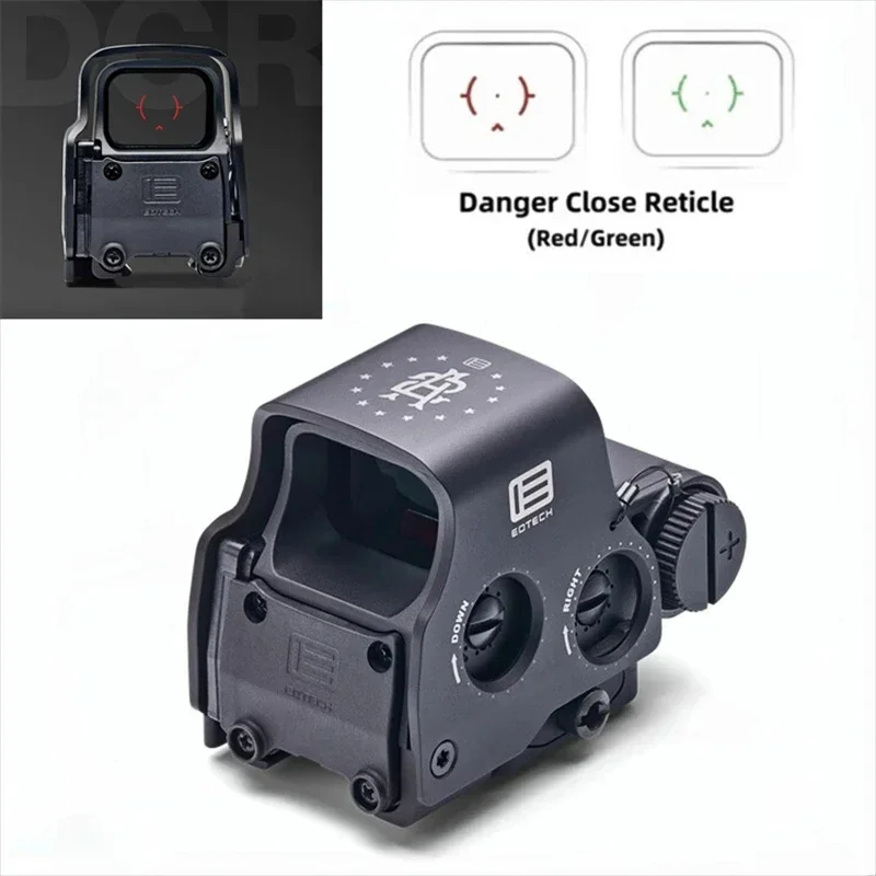 2024 New EOTECH 558 DCR Red Dot Holographic Sight Airsoft Hunting w/ G33/G43/G45 3X 5X Magnifier Fit 20mm Rail Mounts & QD Lever