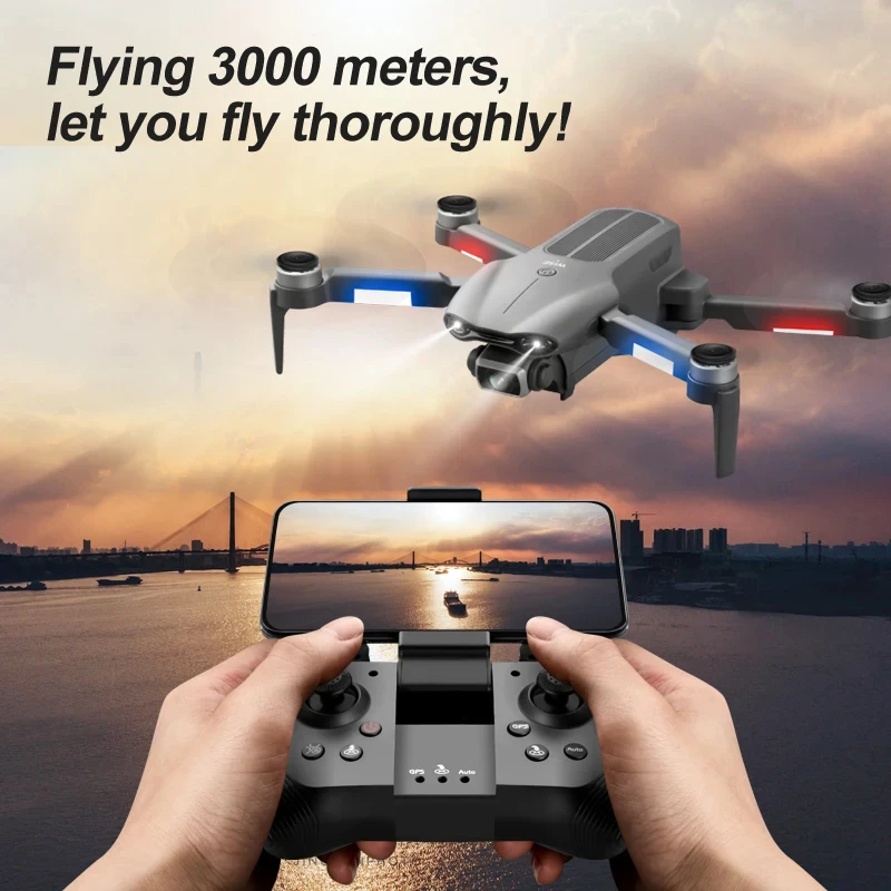 4DRC F9 Drone 4K Professional GPS UAV 6K HD Dual Camera 5G Wifi FPV Brushless RC Quadcopter Foldable Dron Long Range 3000m 25MIN