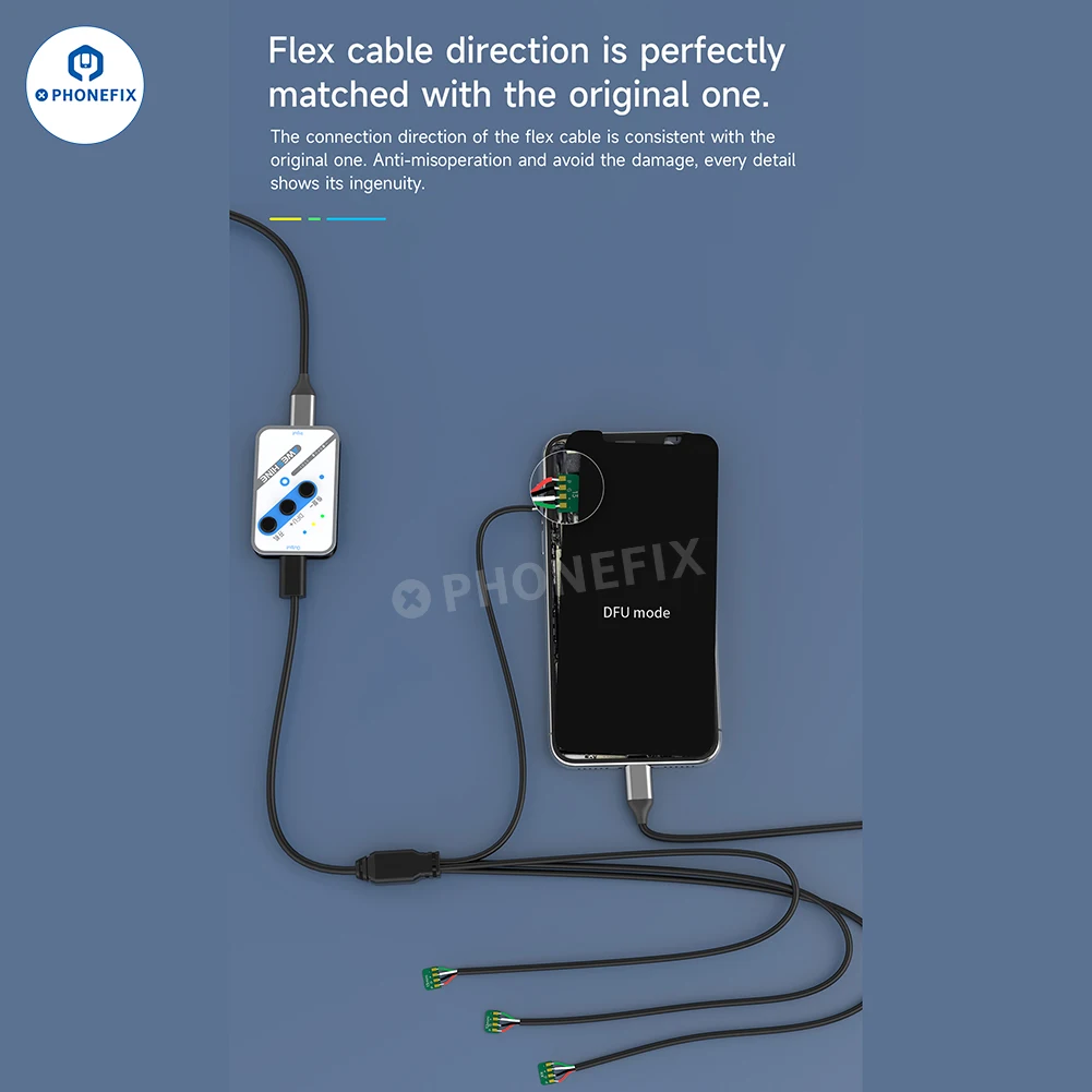 AWESHINE ST01 One - صندوق DFU المفتاح يدخل بسرعة وضع استرداد مصطور DFU توافق عالي لإصلاح iPhone X-15 PRO MAX