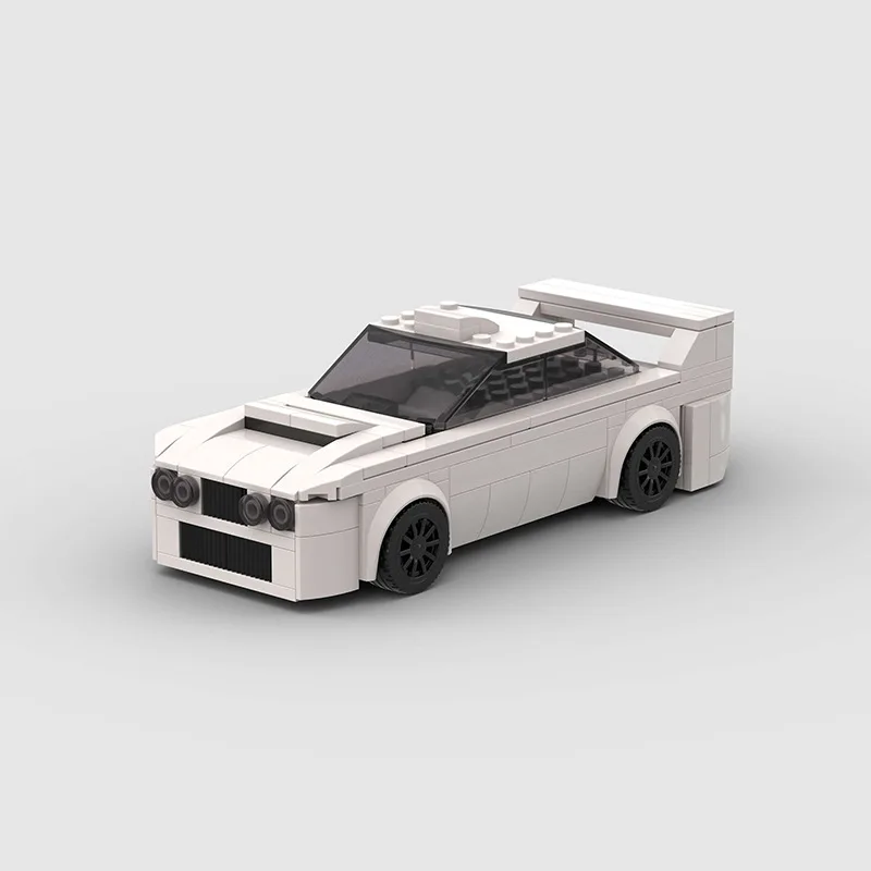 Compatible Lego small particles WRX STI city racing children's toys DIY building block educational toys wholesale