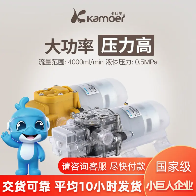 Miniature Electric Diaphragm Small Water Pump, Household Booster 12v High Pressure Spray Self-priming Small Water Pump