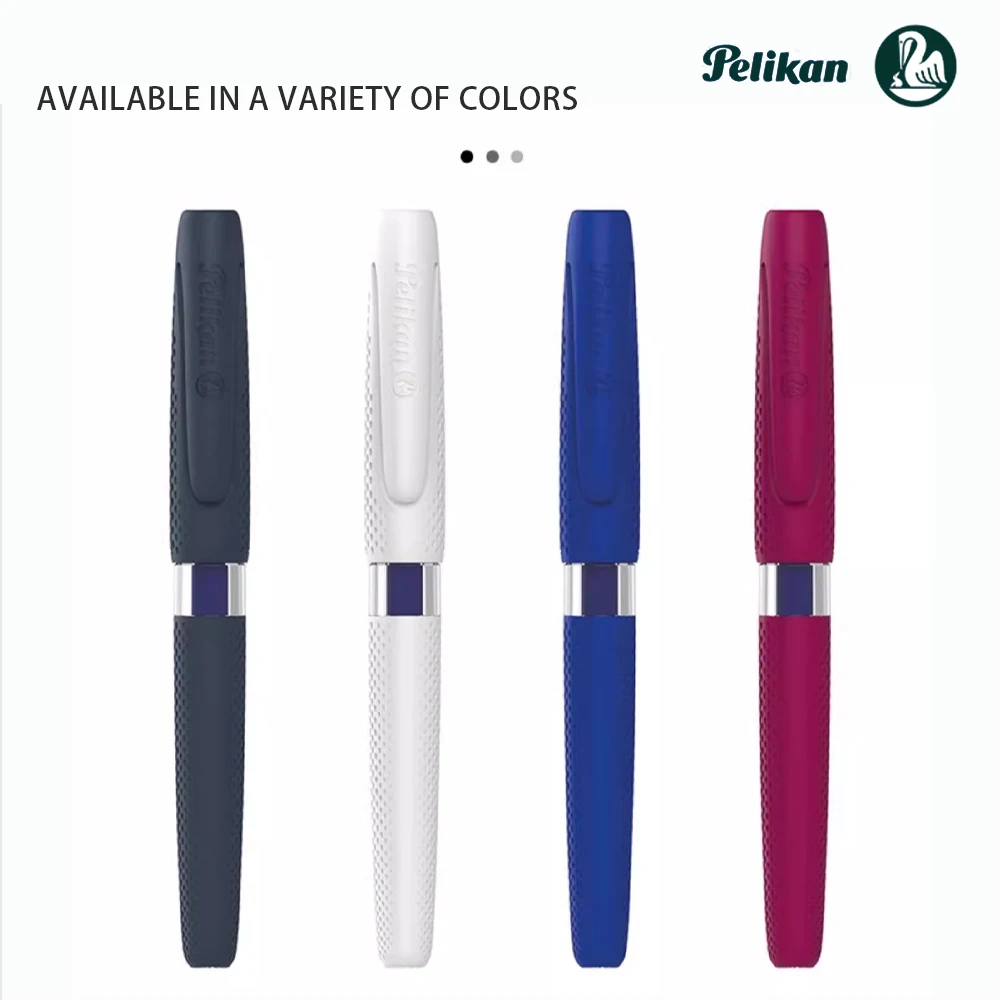 Pelikan ilo P475 Fountain pen High end gift pens for students Soft rubber comfortable grip 0.5MM F nibs school writing supplies