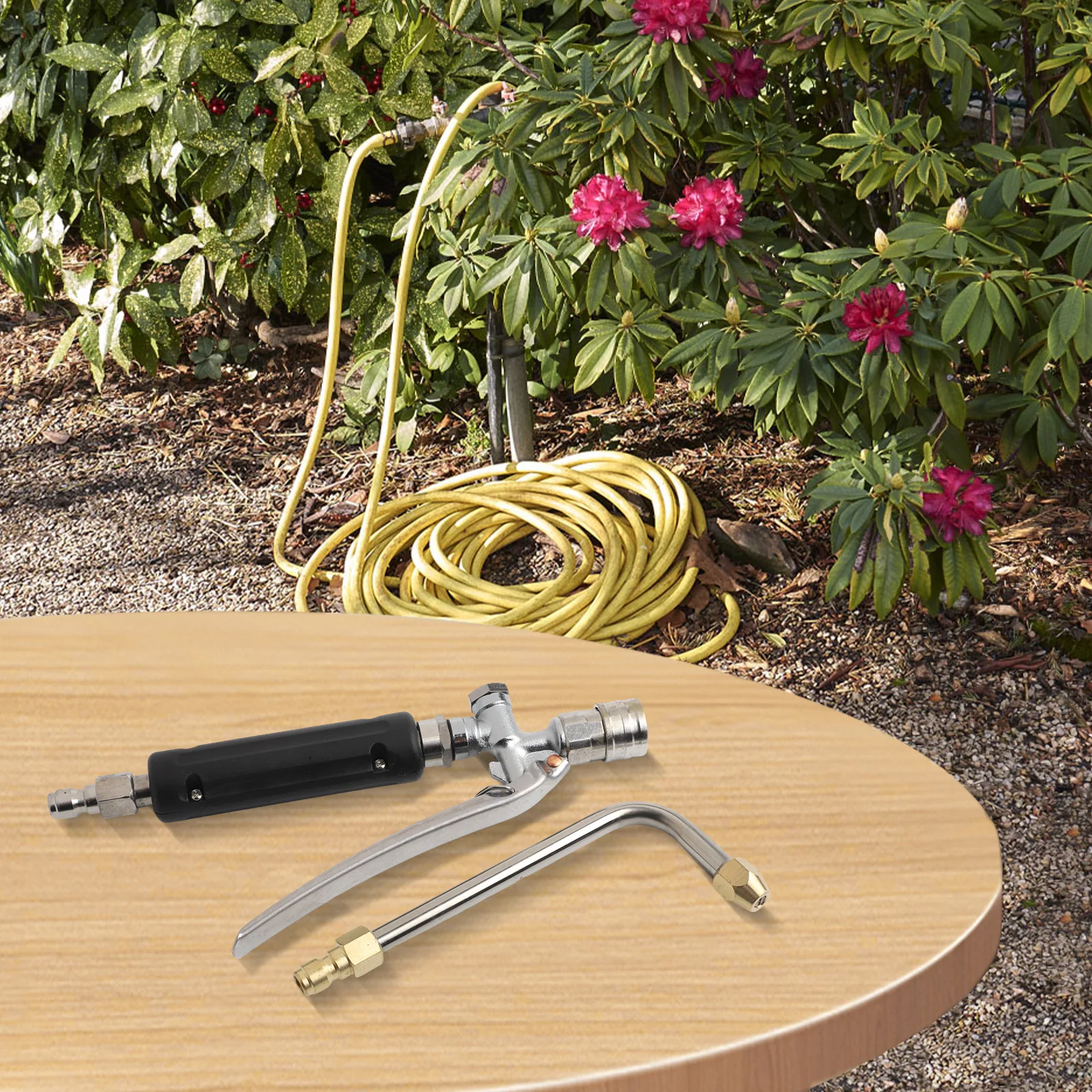 As Shown Pressure Washer 1 4 Quick Connect Sprayer Sprayer Locking Handle Robust Construction Versatile Compatibility