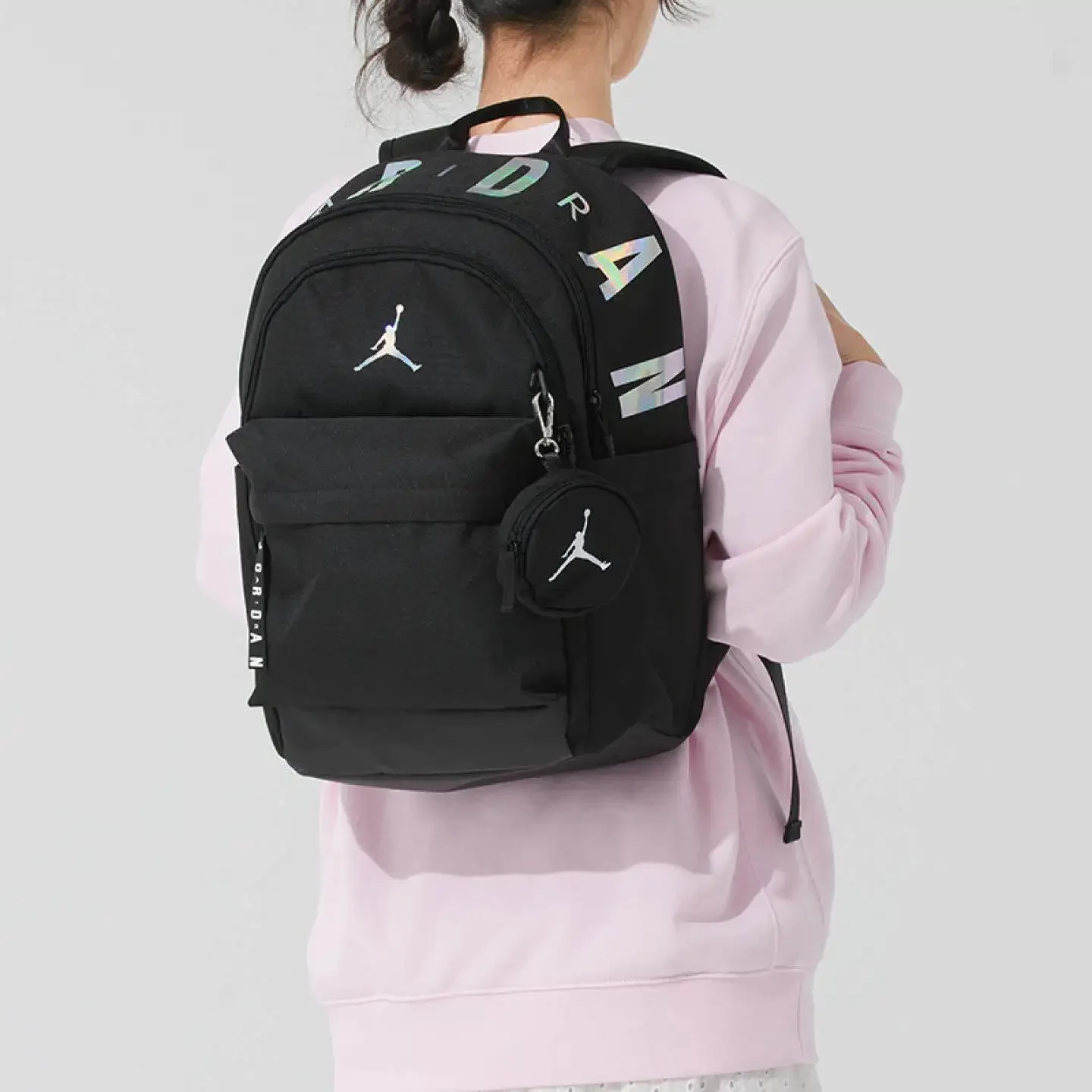 Nike Unisex Sports & Leisure Backpack Lightweight Multi Pocket School Travel Commuter Daypack JD2513158AD-004