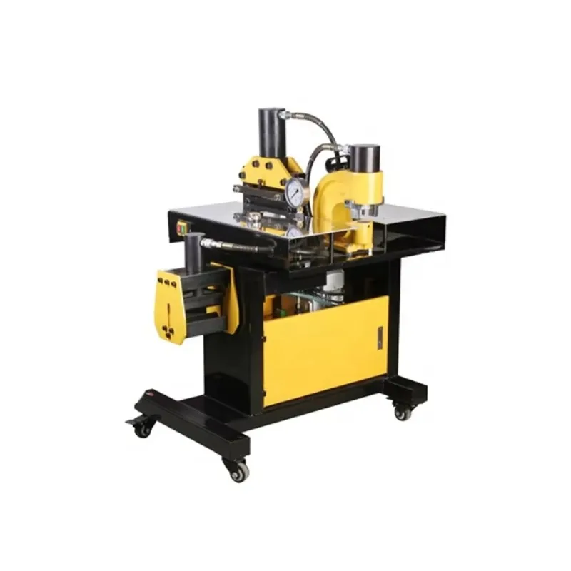 Portable Copper Busbar Processing Machine Electric Bending Cutting Punching Three In One Tool