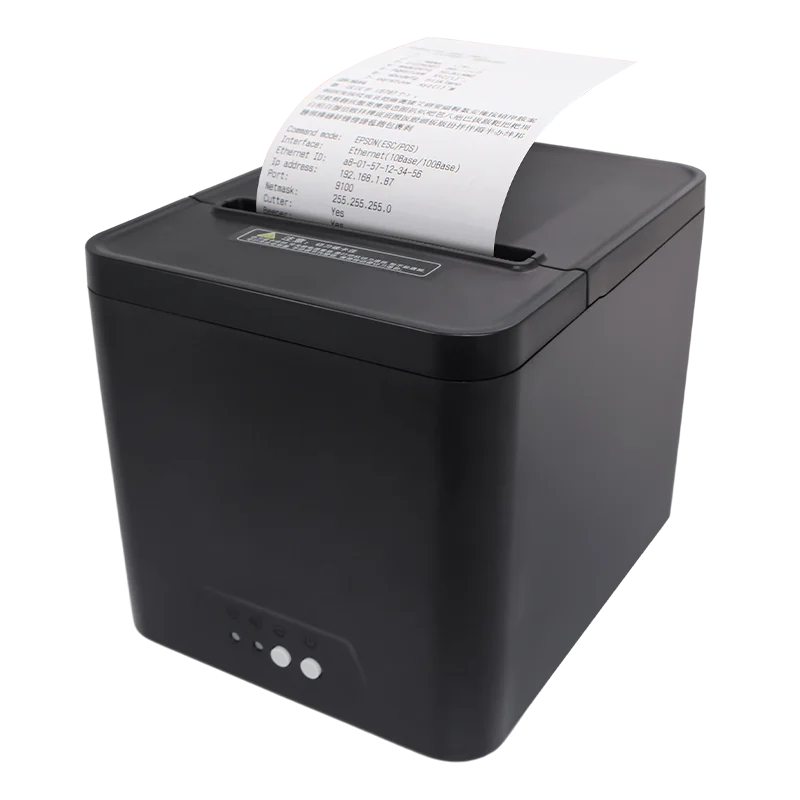 

Cost-effective Auto-Cutter 80mm Thermal Receipt ticket Printer YK-80A Thermal Print for restaurant cash register USB/RS232/Lan