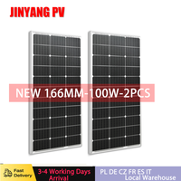 Solar Panel 100W 200W 300W 400W Rigid Glass Photovoltaic Panel 18V Monocrystaillne Solar Cell For 12V/24V Battery Charger