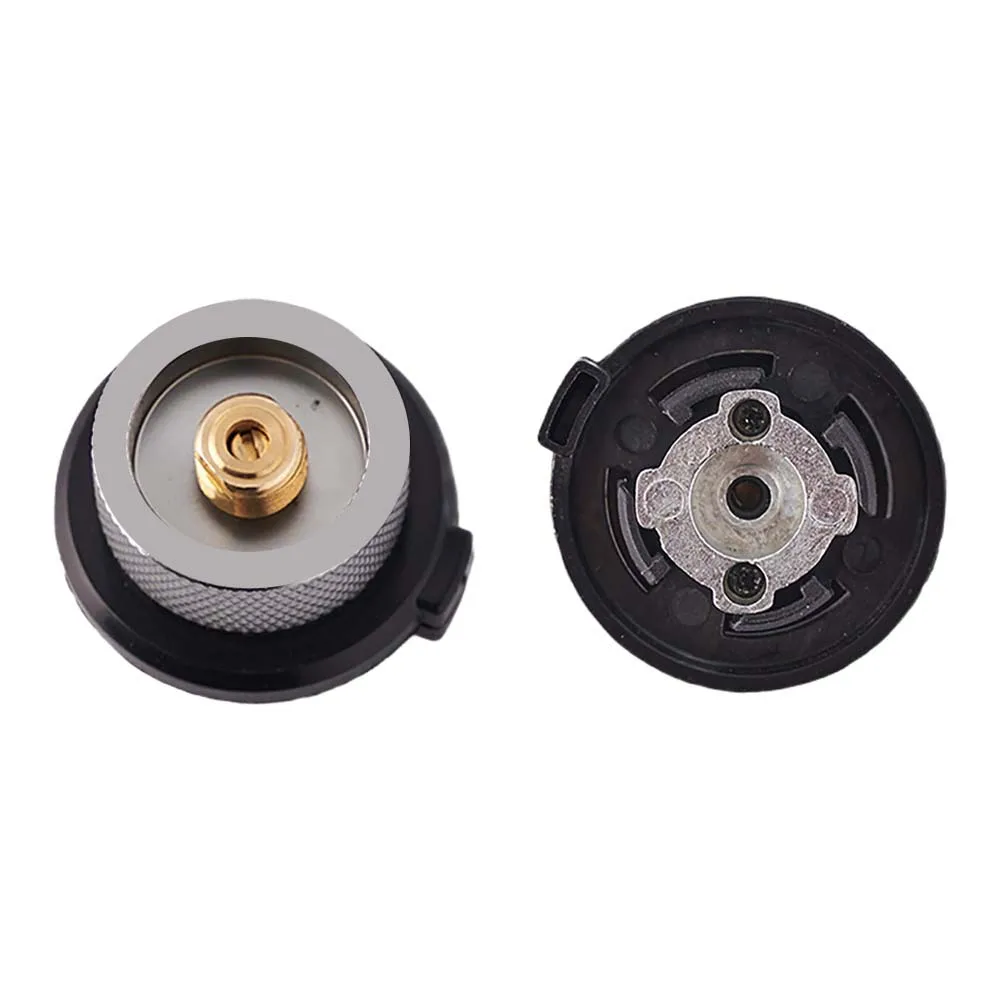 Portable Gas Stove Adapter Stove Fitting Gas Canister Adapter Precision Brass Body Aluminum Alloy Shell Nylon Connectors
