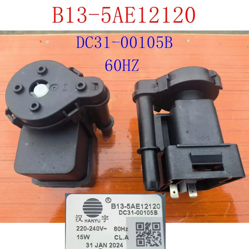 New B13-5AE12120 60HZ 15W DC31-00105B Drain Pump Motor For Samsung Clothes Dryer Drying Machine Parts