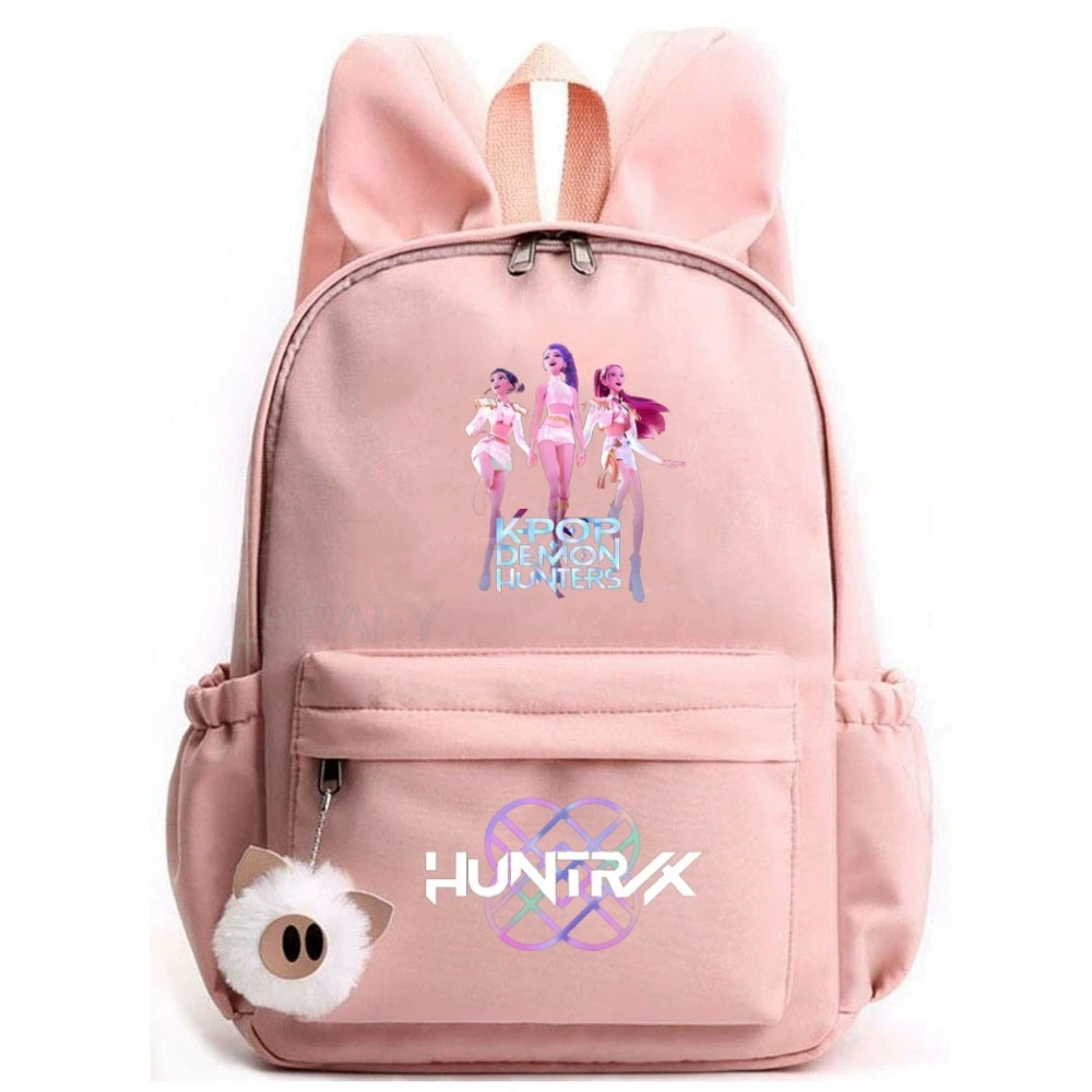 Dessin animé KPop démon chasseurs Anime sacs d'école de haute qualité étudiant garçons filles sac à dos pour ordinateur portable mode Style coréen sac à dos