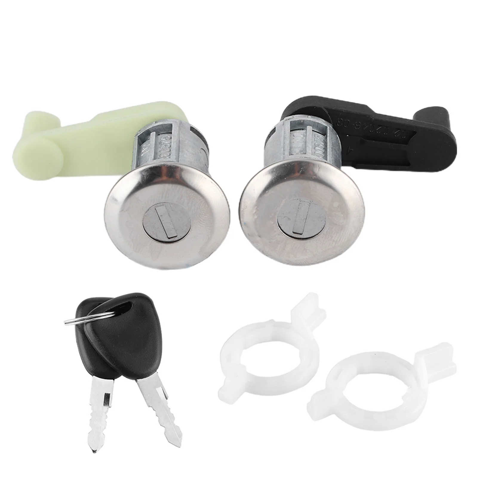 1 Par de Cilindros de Cerradura de Puerta con Llave 7701468981 Compatible con Renault Megane I Scenic I Clio II Thalia