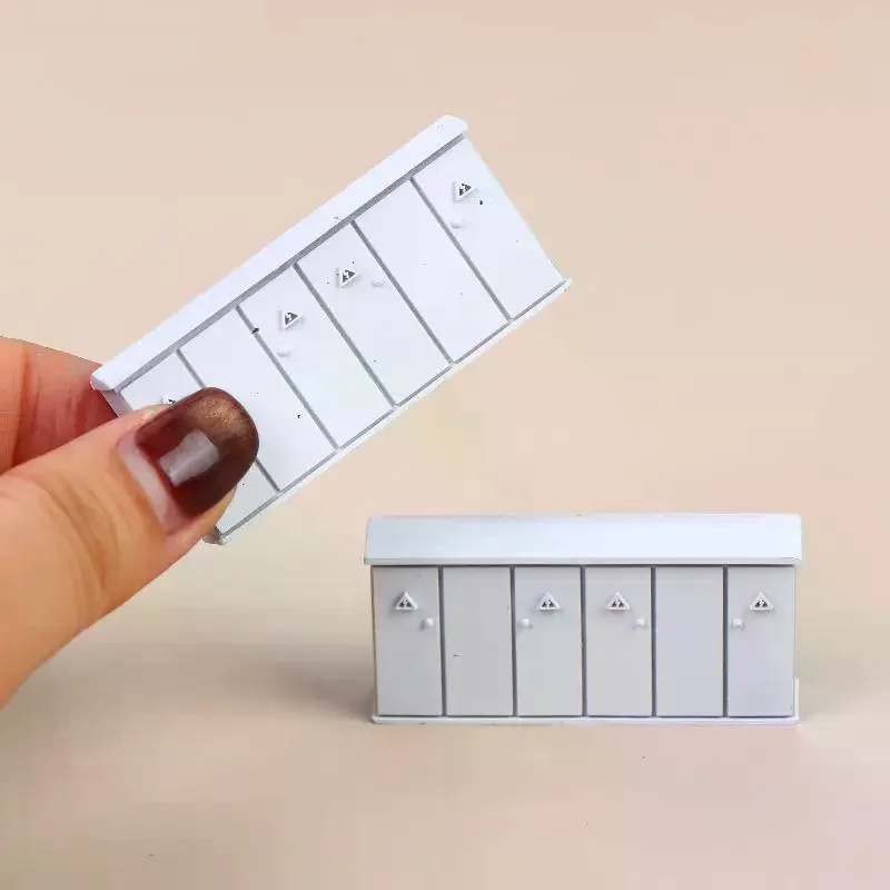 

1/2 шт. 1/87 Масштабная электрическая распределительная коробка, расписанная вручную, миниатюрная модель из смолы, изысканные украшения для железнодорожных макетов и песочниц