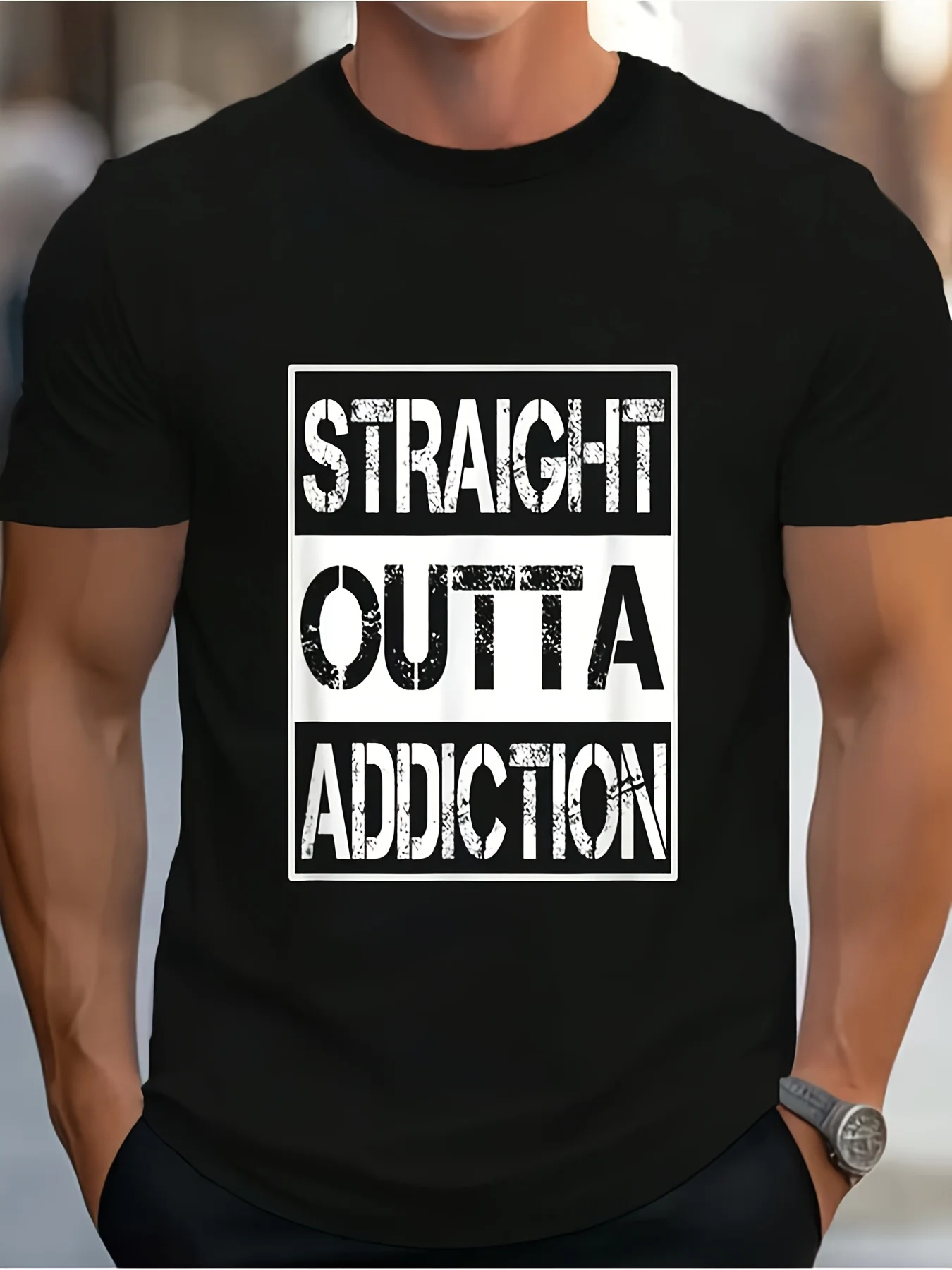 T-Shirt for Recovery from Addiction and Detoxification, Unisex Printed Short-Sleeve Casual Top, Happy Mother's Day T-Shirt, Gift for Mom, Best Mom Printed T-Shirt Gift