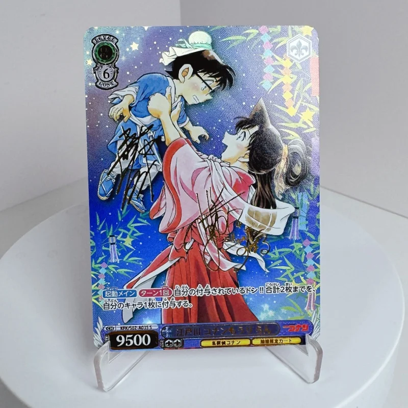 Bleach Cards Orihime Neliel Conan Jimmy Moore Self Made Anime Game Characters ACG Collection Color Flash Wedding Cards DIY Toys