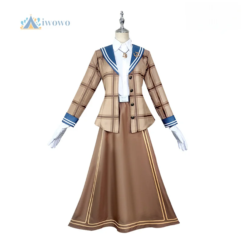

Новая игра Identity V Alice Derose Косплей Журналист Костюм клетчатый костюм юбка Униформа Хэллоуин Рождественская вечеринка Набор для ролевых игр