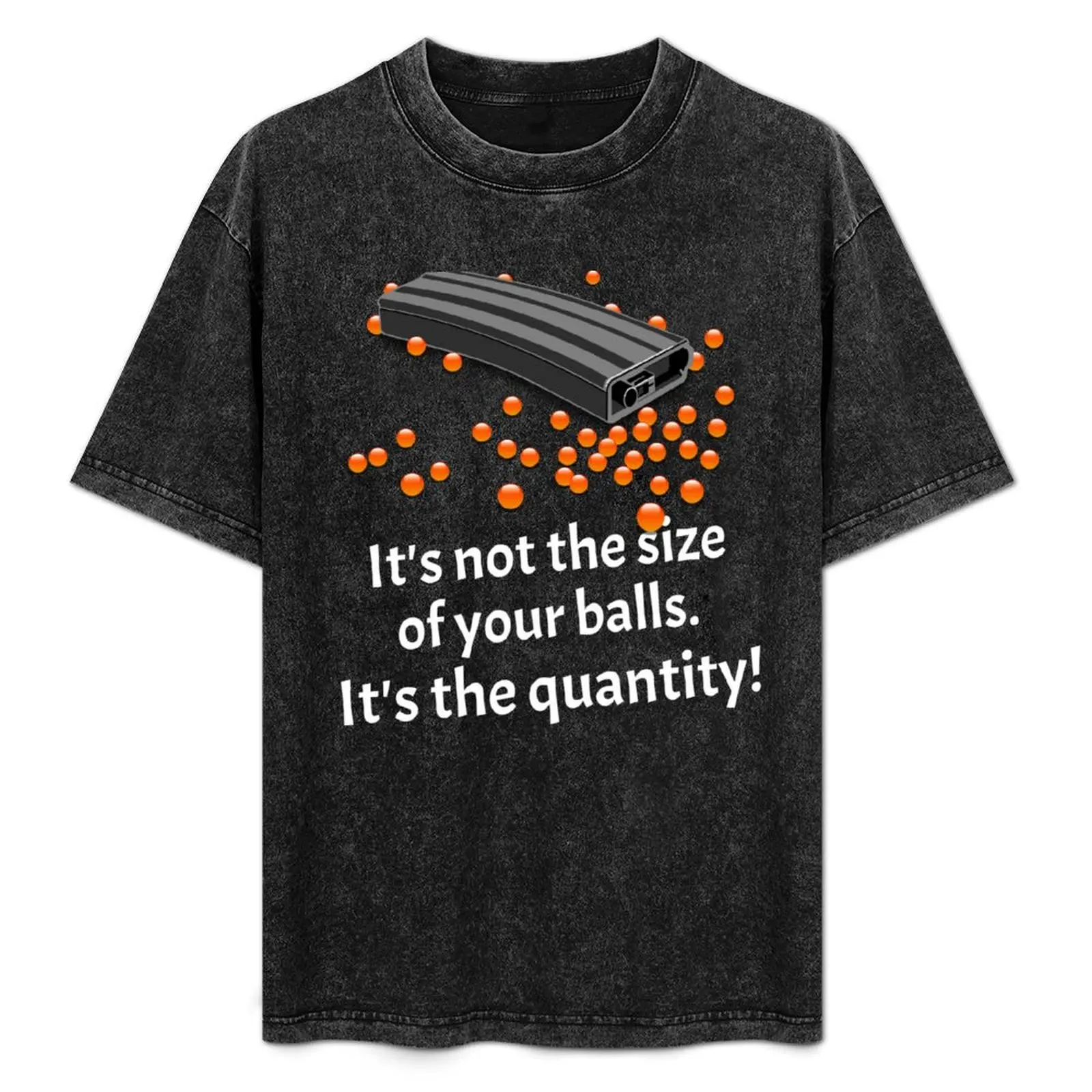 It's not the Size Of Your Balls. It's The Quantity! T-Shirt custom t shirt plus size clothes blue archive shirts graphic tee men