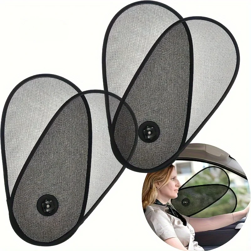 

1/2Pc Rotatable Adjustable Car Side Window Sunshade Blocks UV Rays, Reduces Glare, and Protects Windshield UV Protection
