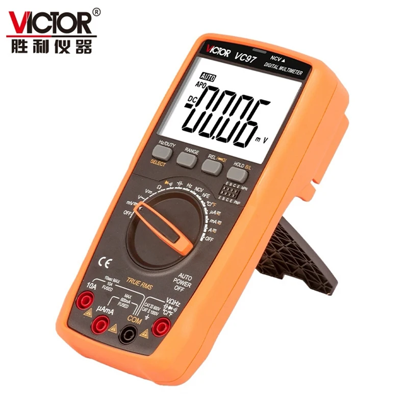 

Victory Brand Multimeter Wholesale Vc97 Anti-Burn Three- and a Half-Digit Multimeter Digital True Effective Value Multimeter