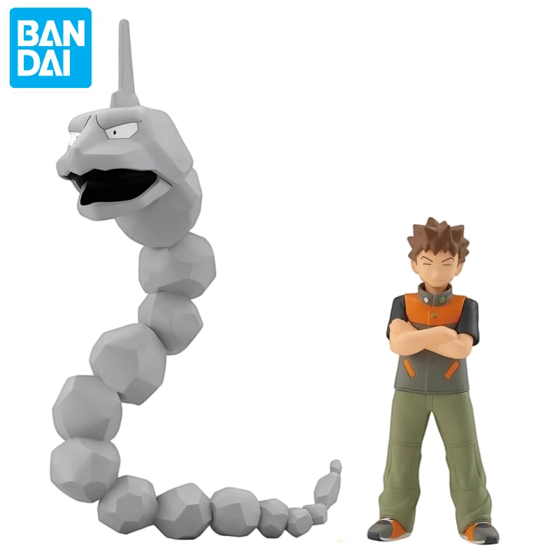 In Stock Bandai Shokugan Pokémon Scale World Kanto Region Takeshi&Iwark Anime Action Figure Toy Gift Model Collection Hobby