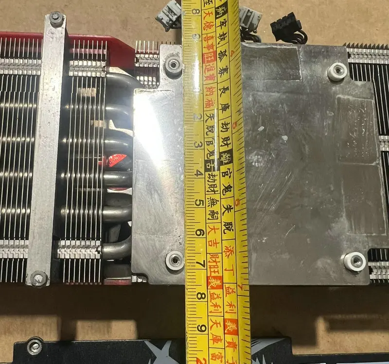 Original Radiator Cooler for Colorful GeForce RTX3090 Graphics Card with Backplate