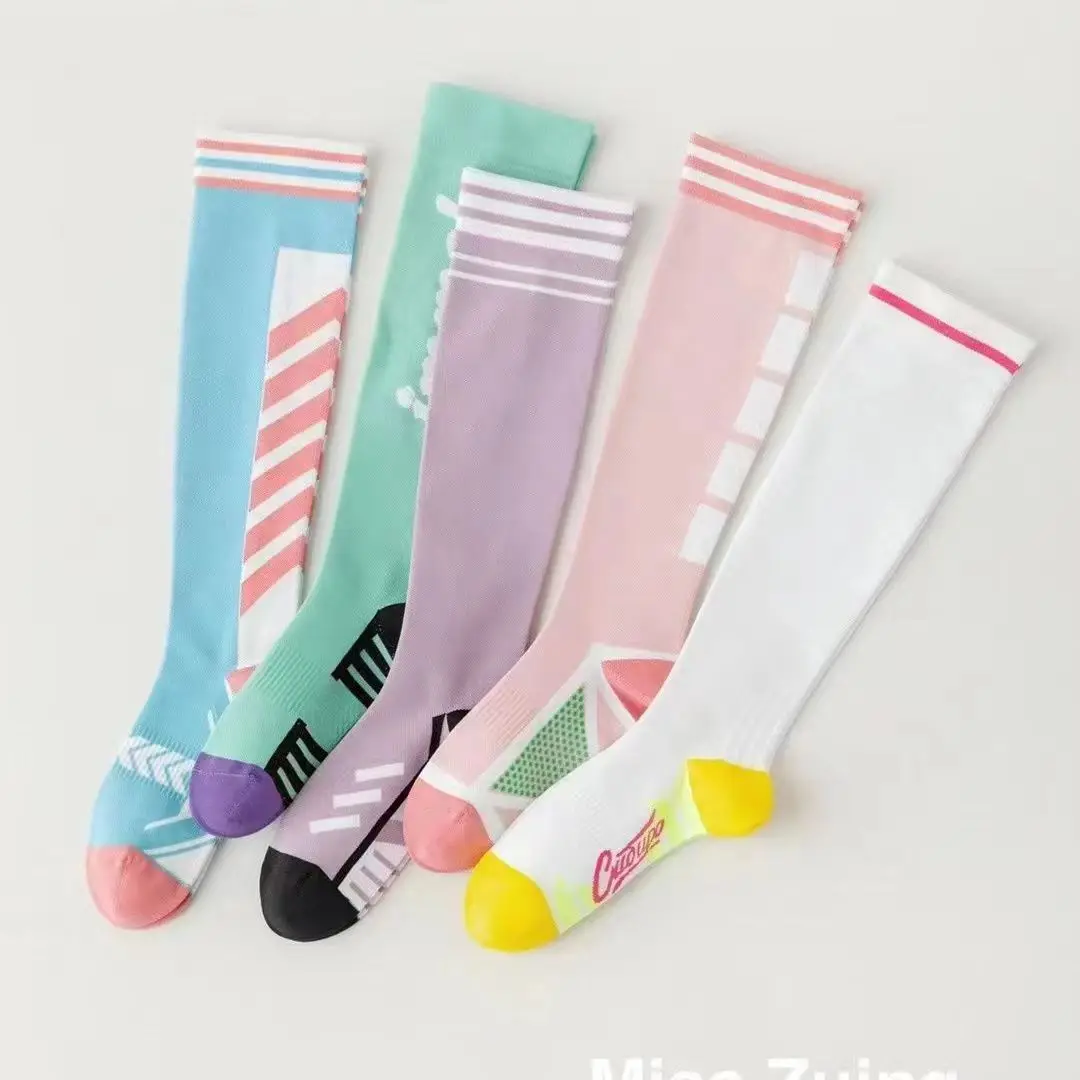 

1 pair, women's sports pressure socks, running jump rope, professional fitness jump exercise calf socks