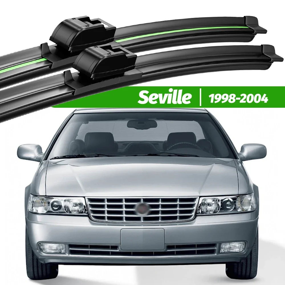 

For Cadillac Seville 1998-2004 2pcs Front Windshield Wiper Blades 1999 2000 2001 2002 2003 Windscreen Window Accessories