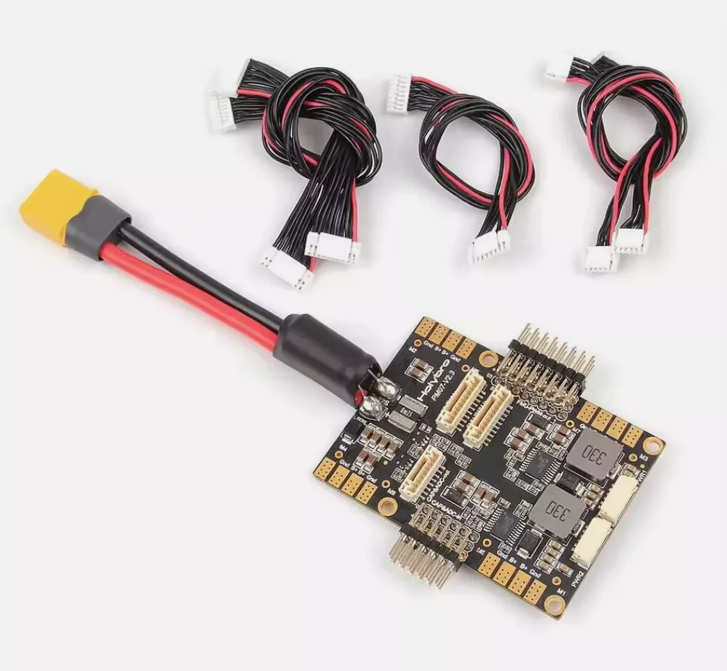 UFlightRC Holybro PM07-12S Power Module 2S-12S With 80mm XT60 Connector Wire For Pixhawk 4 PX4 Flight Controller RC FPV