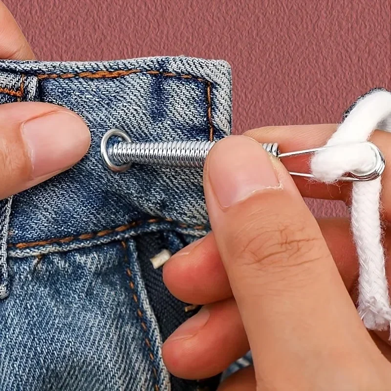 1PC Bendable Spring Drawstring Threader Clip Sewing Tool for DIY Cord Elastic Band Lace Hoodies Pants Threading Accessory