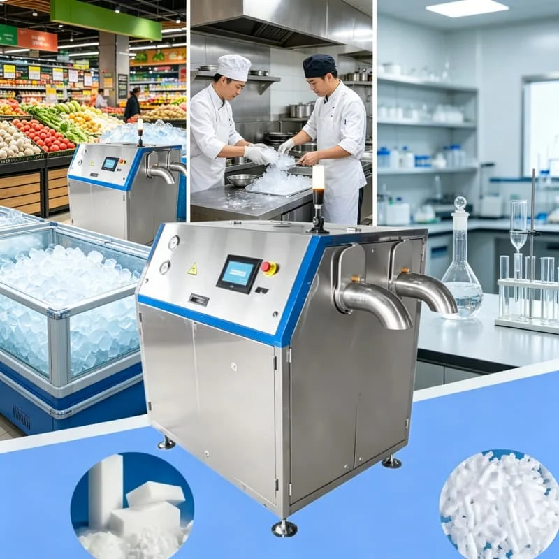 150KG/H Dry Ice Granule Making Machine Factory Supply Commercial Dry Flake Ice Making Machine Dry Ice Production Machine