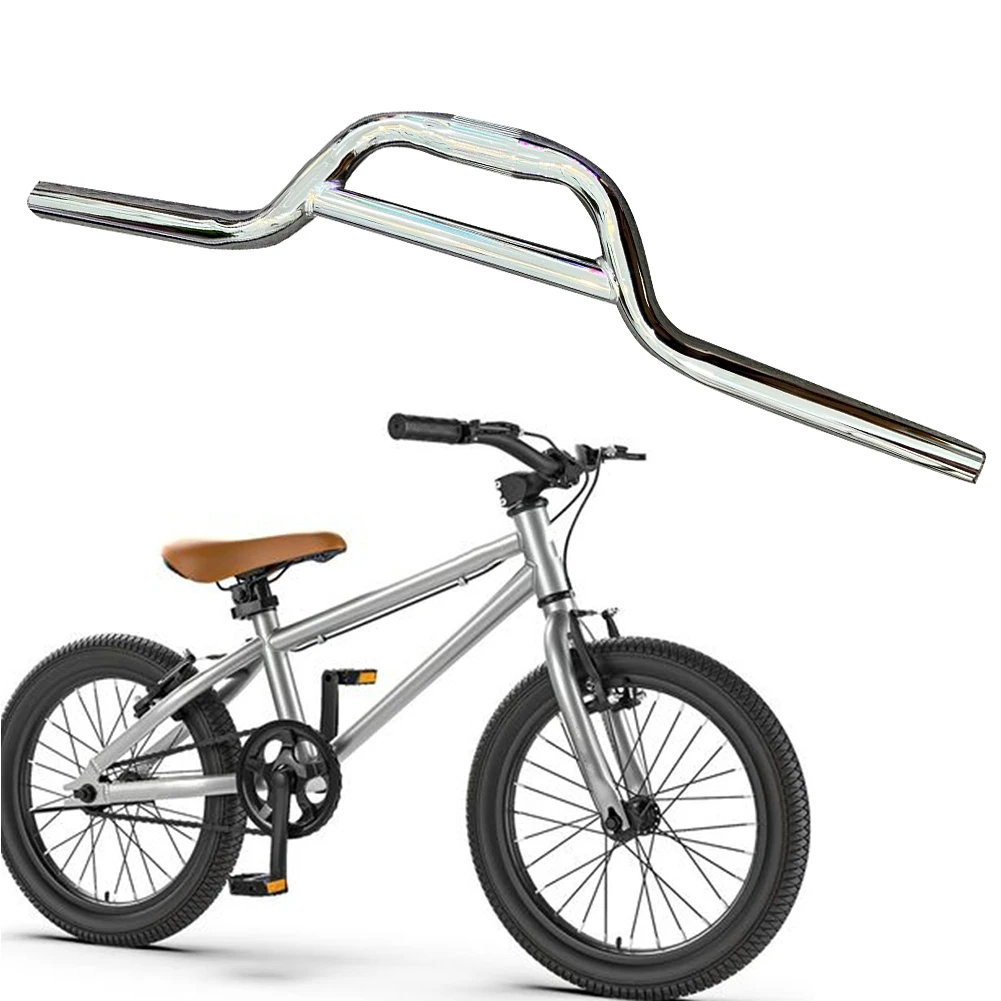 Bicycle Handlebar Riser 25.4x520Mm Steel Anti-rust Crossbeam Handle Children's Bike Handle Bar Accessories