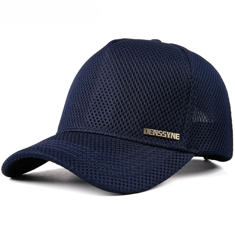 メンズ-サマー-ハイクラウン-ベースボールキャップ-通気性メッシュ-日よけ-アウトドア-カジュアルハット-幅調整可能-つば-upf50-若者から高齢者まで