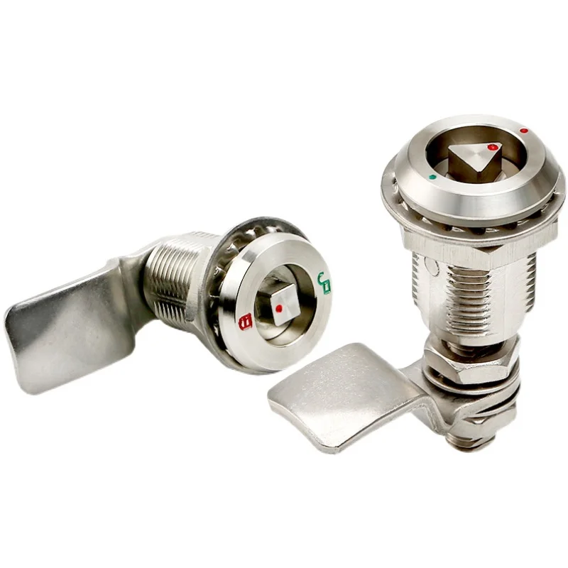 Telescopic Tightening Lock Stainless Steel Triangle Electric Cabinet Distribution Box Lock Train Subway  Tightening Tongue Lock