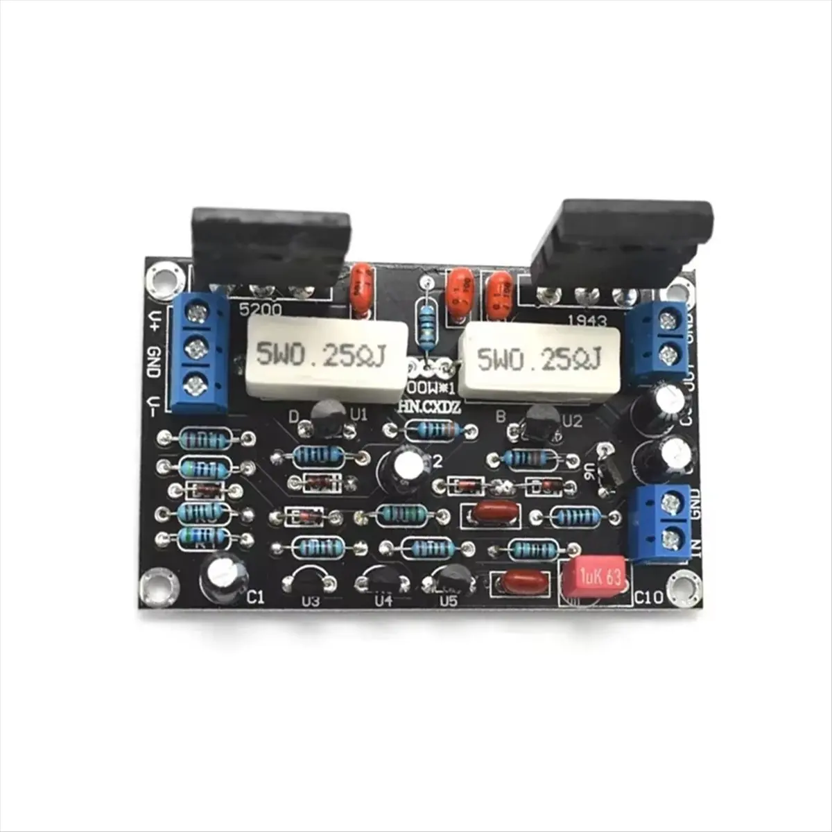A99X 2SC5200+2SA1943 High Power Mono 100W DC 35V Finished Power Amplifier Board view 3