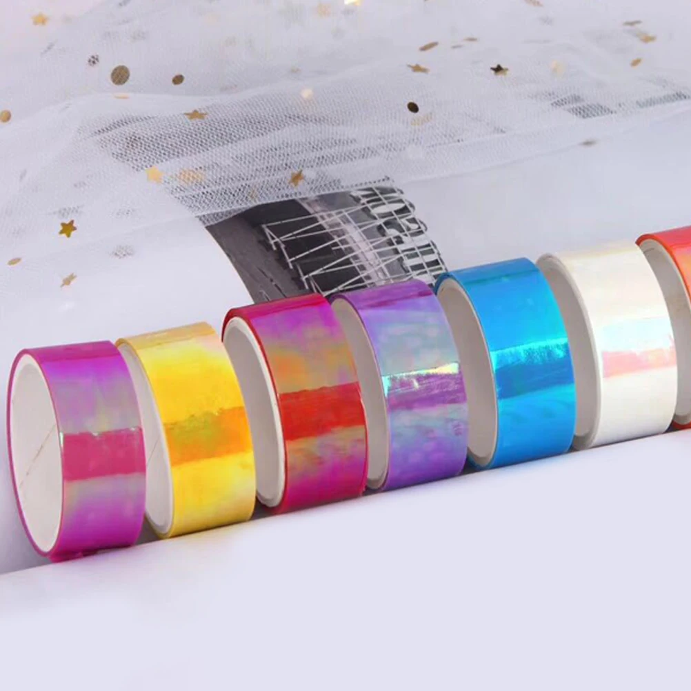 

Gradient Tape 10 Roll Colorful Adhesive DIY Decorative Sticky Scrapbooking Tapes Visually Expressive Creative Wall Art Craft