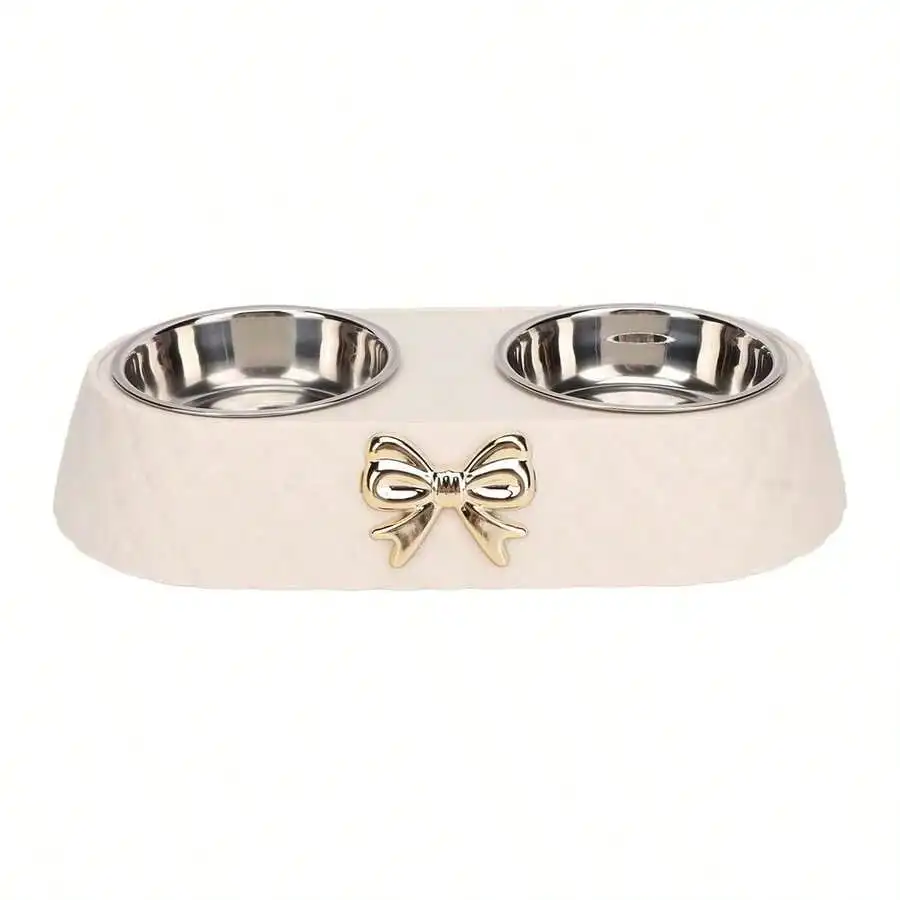 

Pet Bowl Stainless Steel Dog Drinking And Food Bowl With Anti Slip Base, Suitable For Cats And Dogs