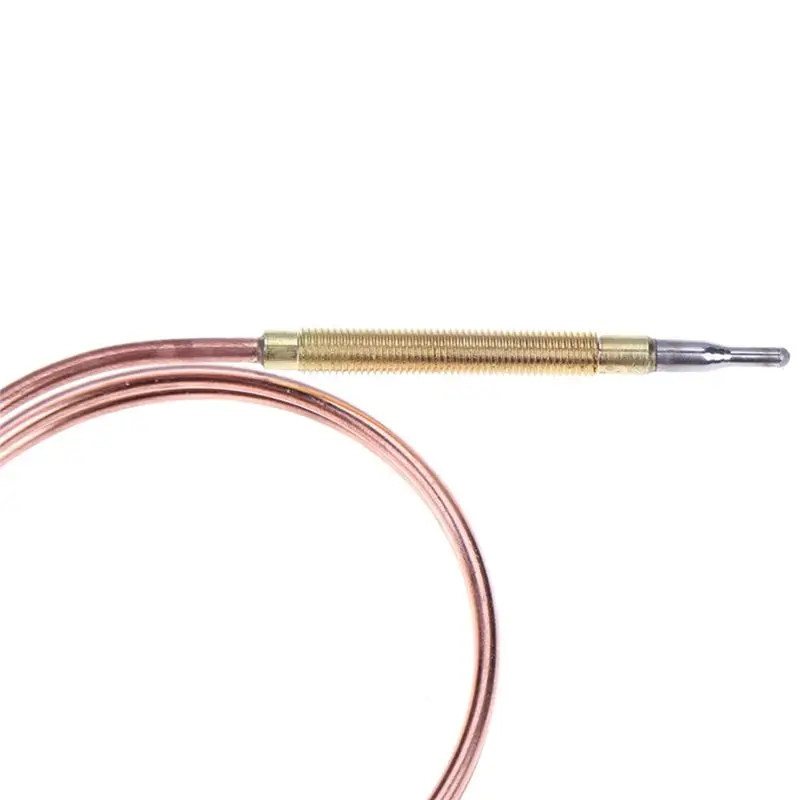 TFORU-120Cm Gas Thermocouple Universal Fireplace Parts With 5 Fixed Parts For Fireplace Gas Stove Heating Burner
