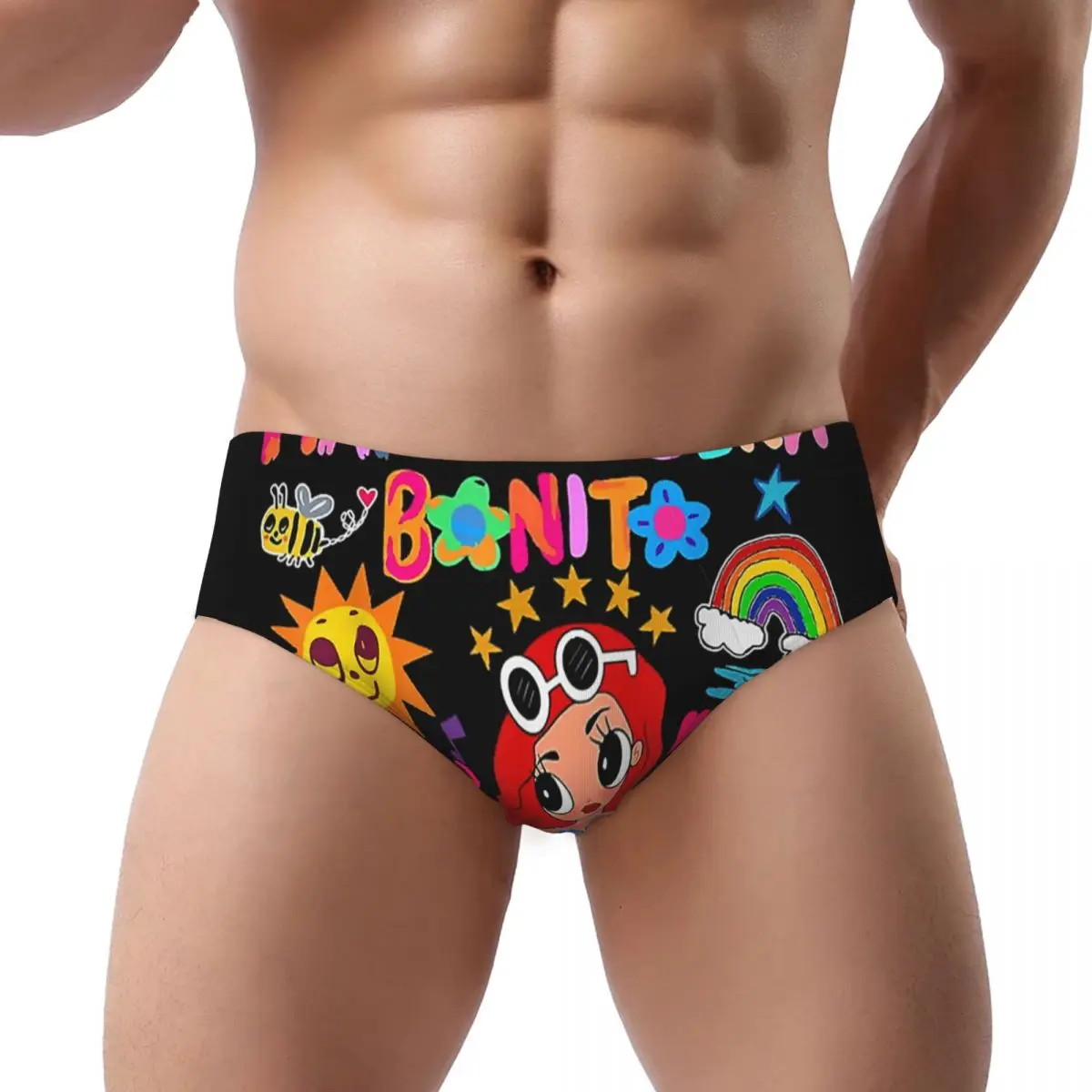 Custom Men's Manana Sera Bonito Colombian Singer Karol G Panties Underwear Male Breathable Briefs Underpants