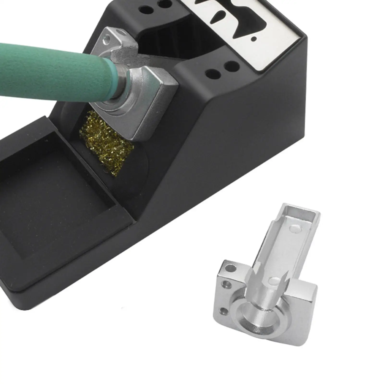 Soldering Iron Stand Practical Convenient Aluminum Alloy High Performance Sturdy Solder Support Station Soldering Iron Shelf