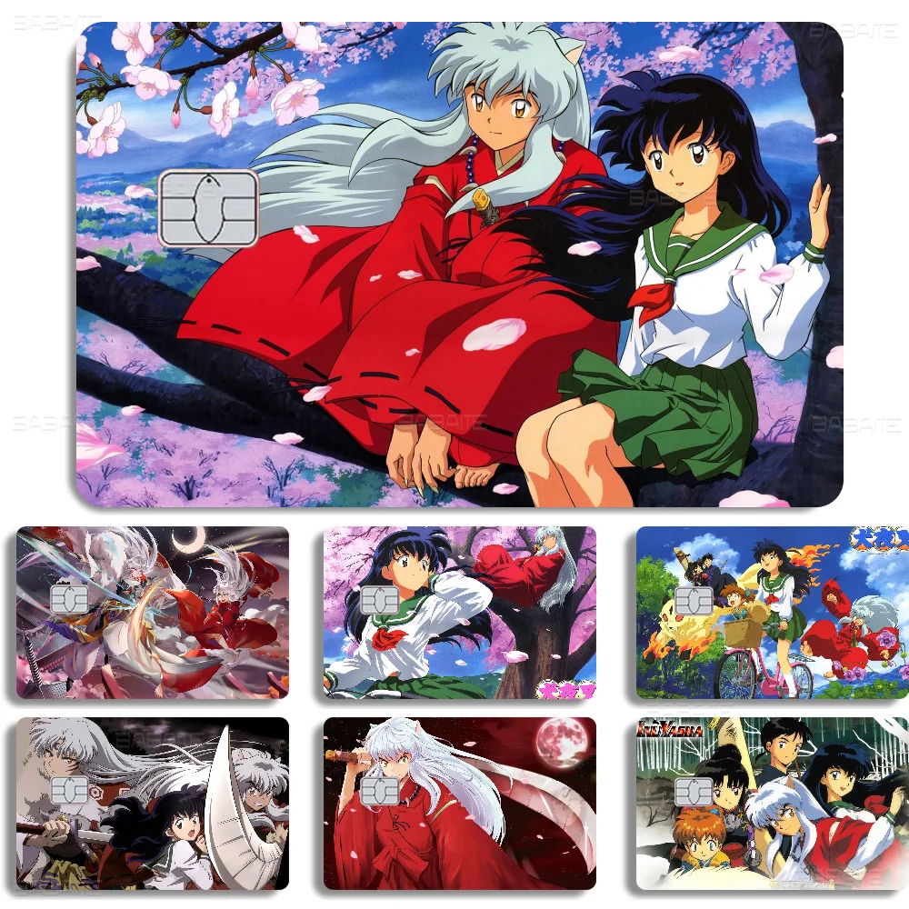 Inuyasha Game Film Cover Sticker Case For Small Chip Credit Debit Card Front Side