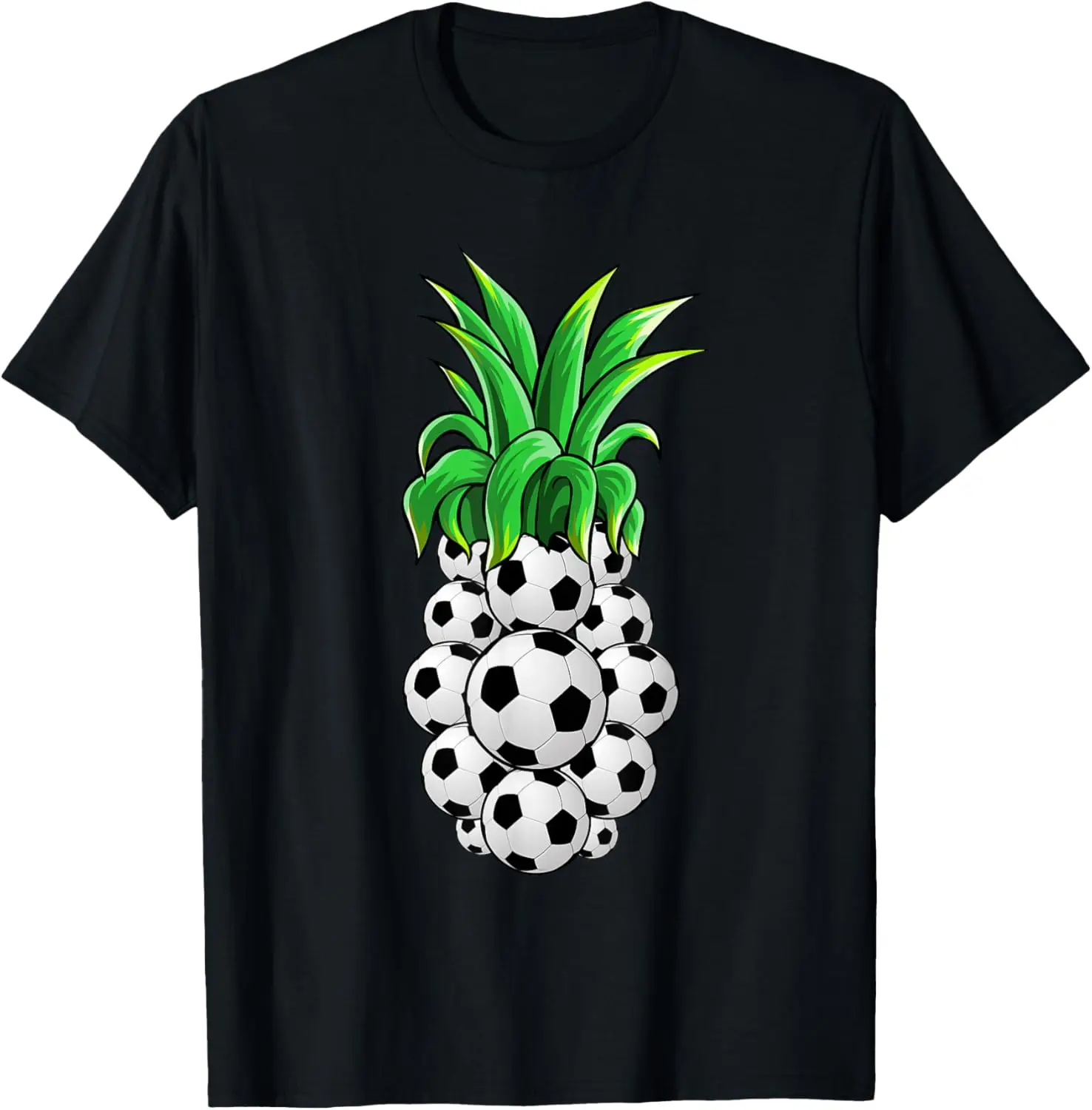 

Pineapple Soccer Shirt Kids Hawaiian Aloha Beach Gift Women T-Shirt