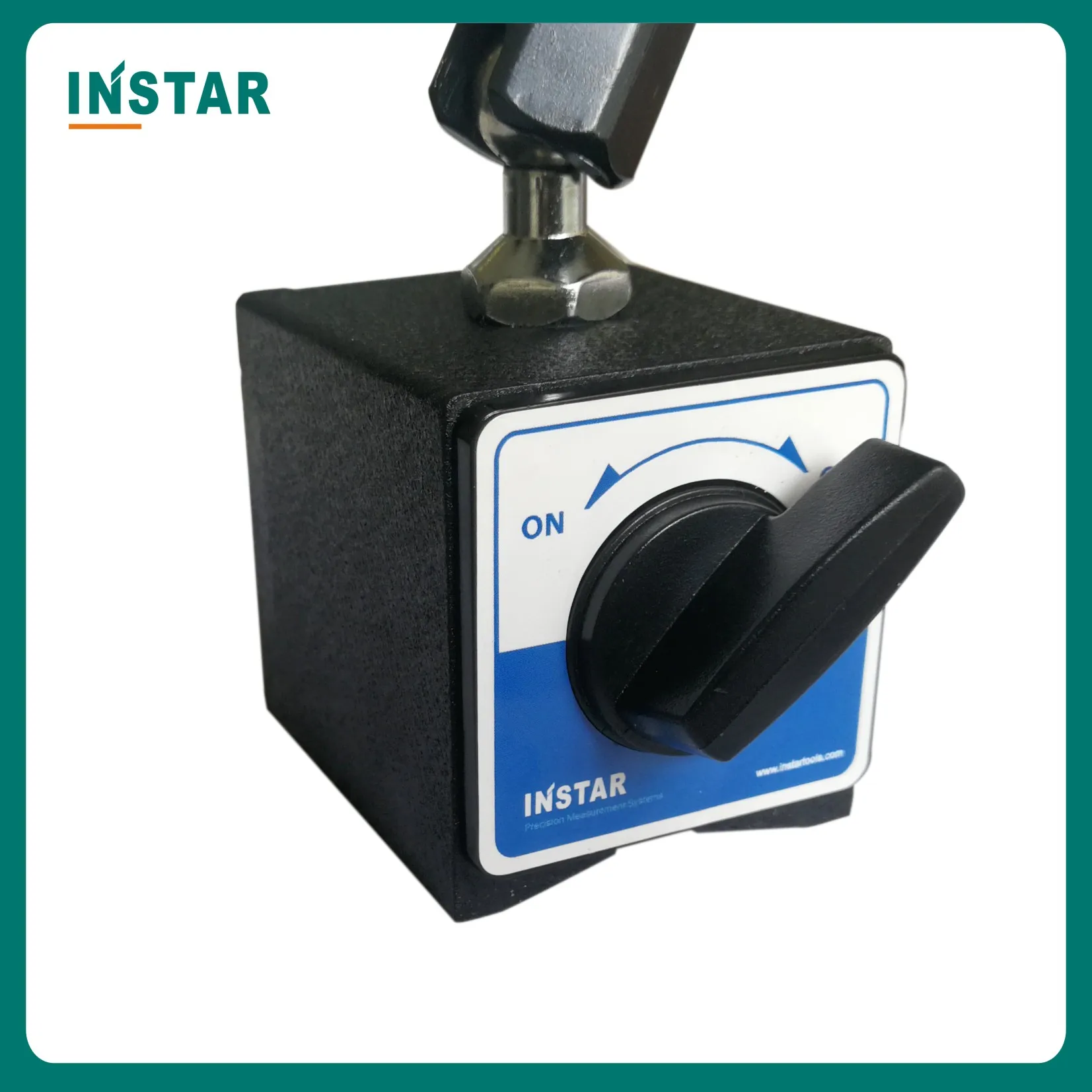 INSTAR Magnetic Stand 60kgf 80kgf for Dial Indicator Gauge Universal Magnetic Base 3 Joint Adjustable Stand Holder