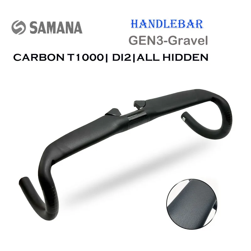 AERO GEN3 Carbon Fiber Road Bike Handlebars 31.8mm Diameter SL8 Compatible Di2 EPS 16° Gravel Handlebar 380-440mm Length