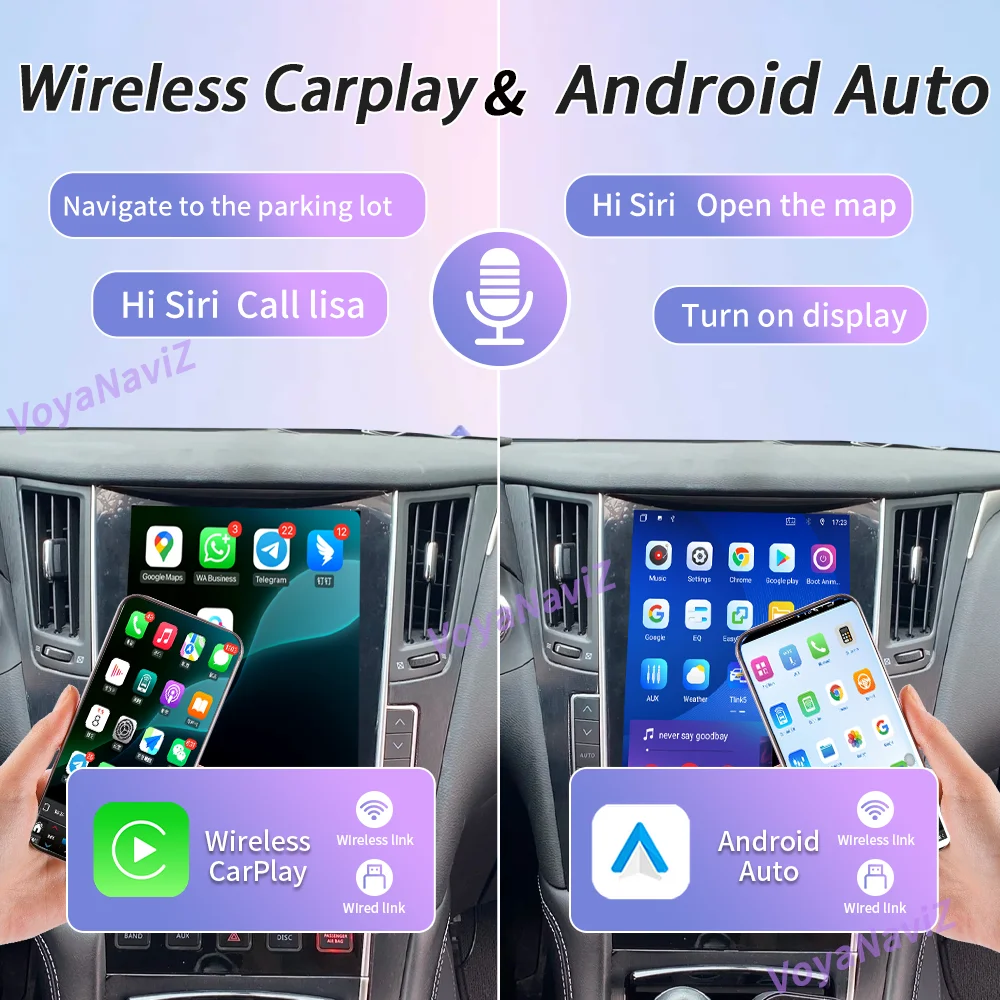 Android 15 Car Radio Carplay 12.1