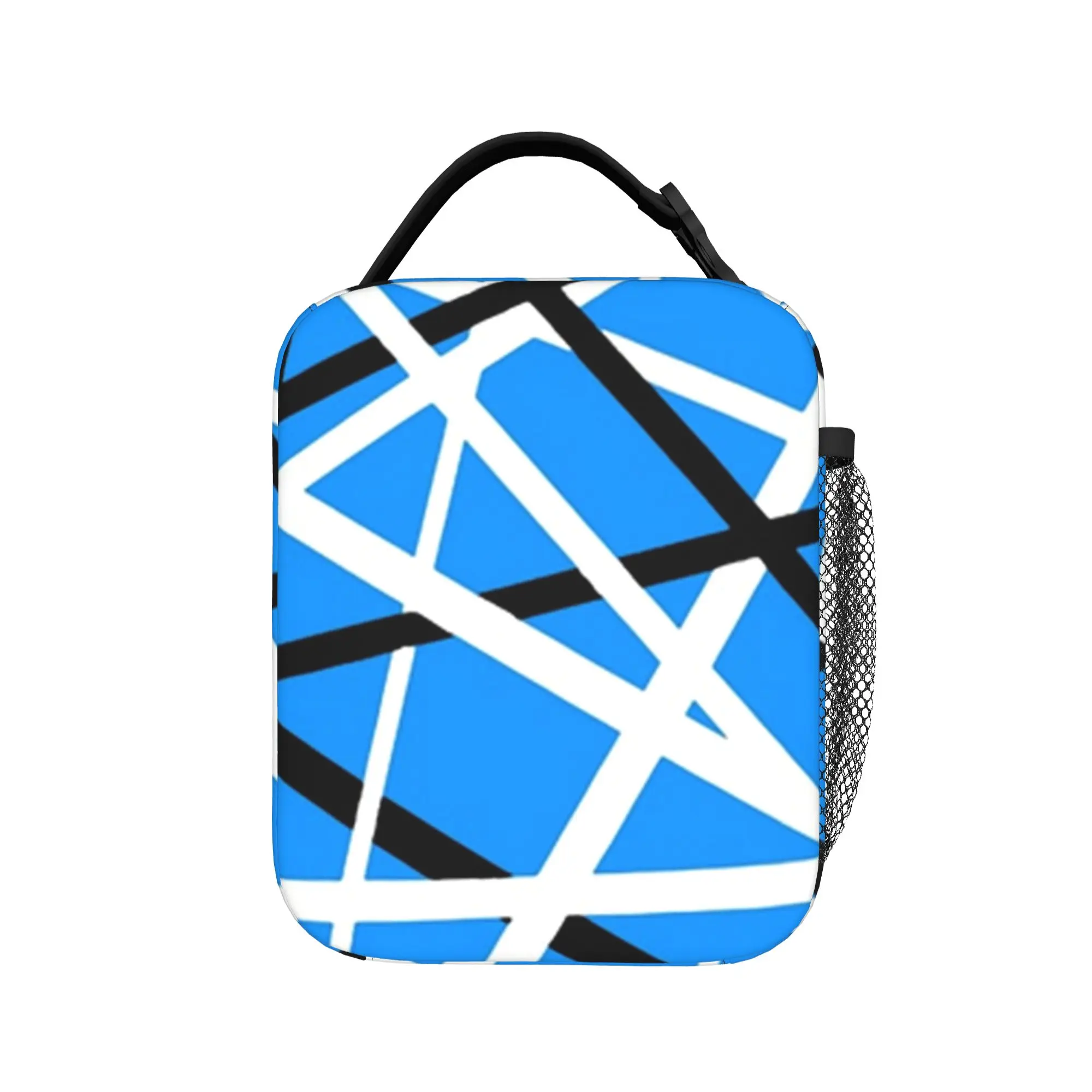 

Van Halen Bright Spot Lunch Bag Portable Lunch Box Women School Graphic Cooler Bag Vintage Oxford Thermal Tote Handbags
