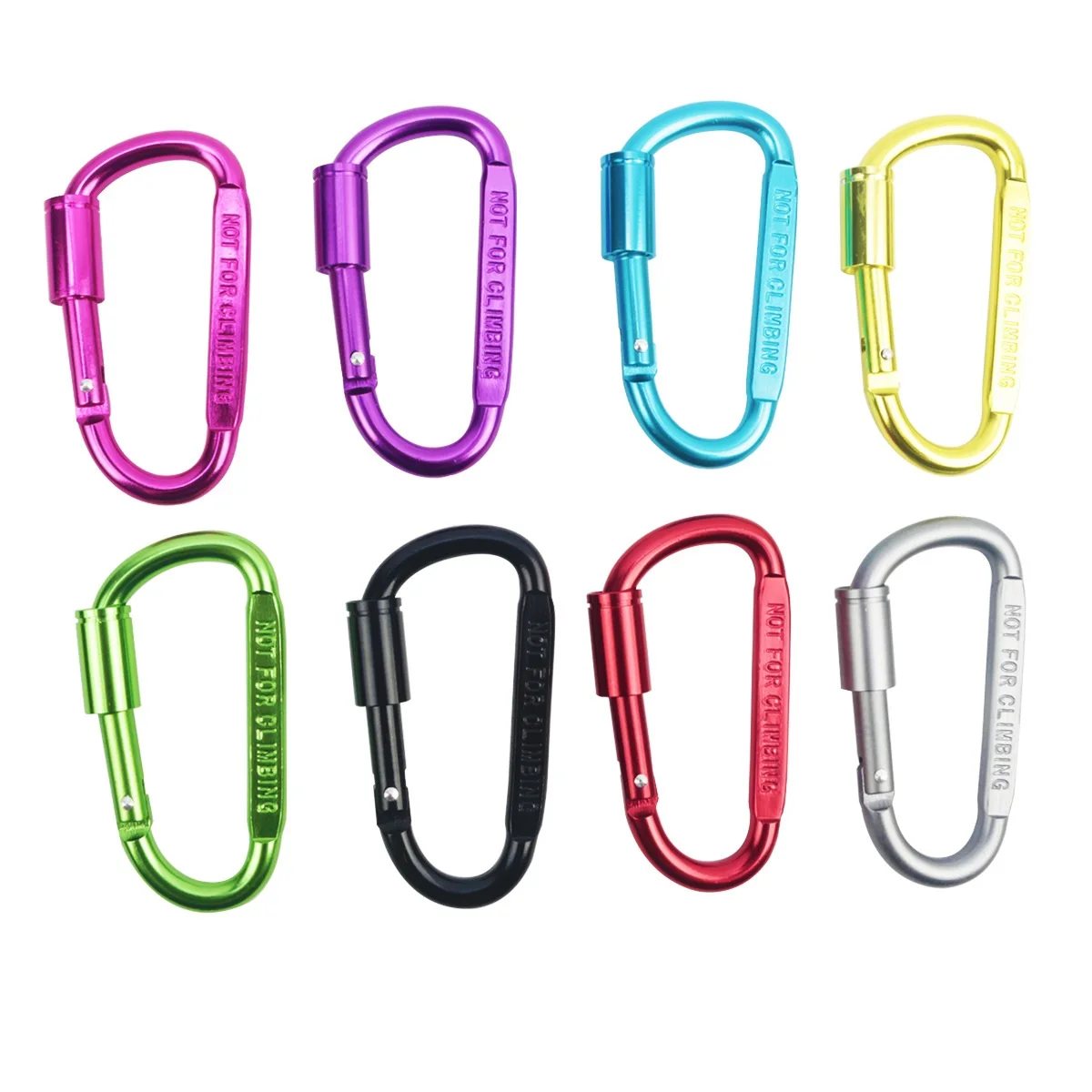 outdoor survival tool keychain Tourist Carabin Clip Keys Keychain Set Aluminum Alloy Camping Survival Buckle Multi Tool Key Hold