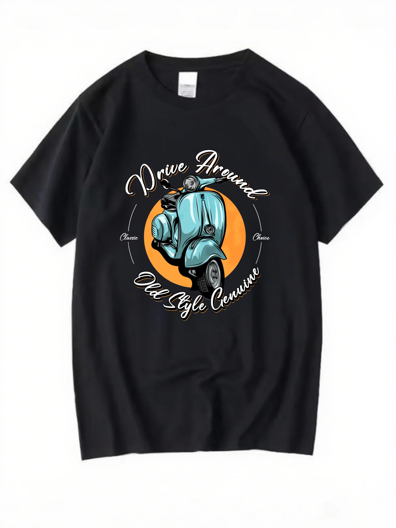 

Vintage Vintage Skull Slogan Graphic T-Shirt for Men, Gothic Style Short Sleeve Tee, Skull Slogan Print Tops