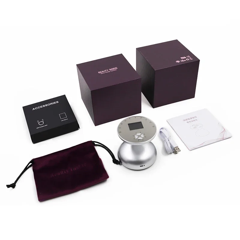 

New Household Sound Wave Fat Burning Instrument Color Light Lifting Beauty Equipment Slimming Auxiliary Micro Current Massager