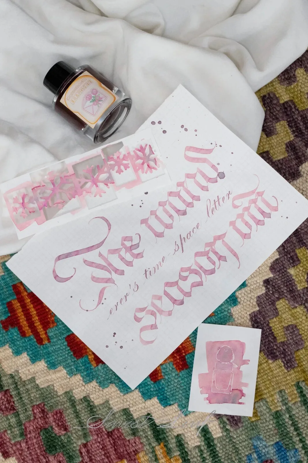 Kittyinkpot Season 8 ,The Wanderer’s Time‑Letters,  Chromatography Pen Ink 35ml