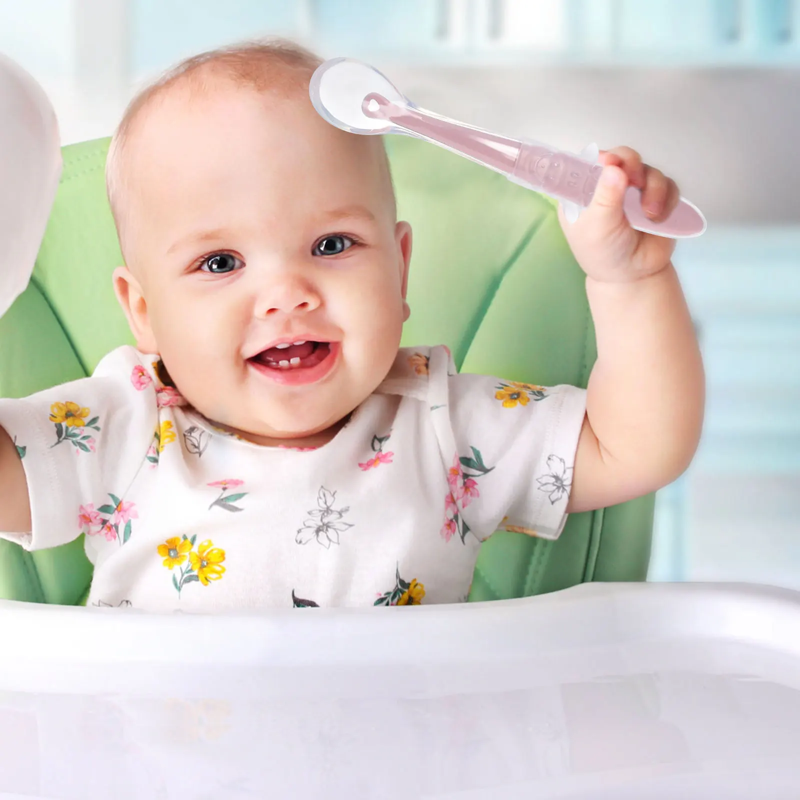 

4pcs Baby Silicone Infant Feeding Complementary Food For Newborn Kid Silicone Pureed Food Rice Cereal Easy Clean Flexible Infant